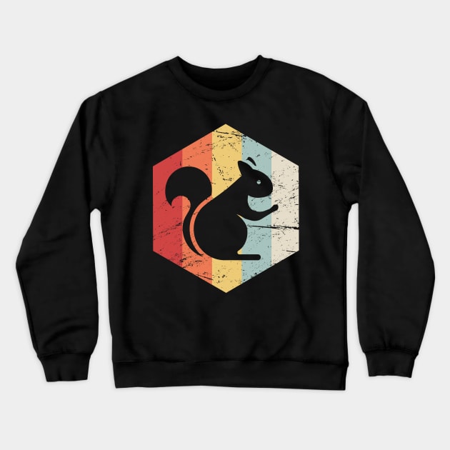 Retro 70s Squirrel Crewneck Sweatshirt by MeatMan